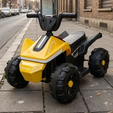 Детский квадроцикл на аккумуляторе M 6362E-6 желтый